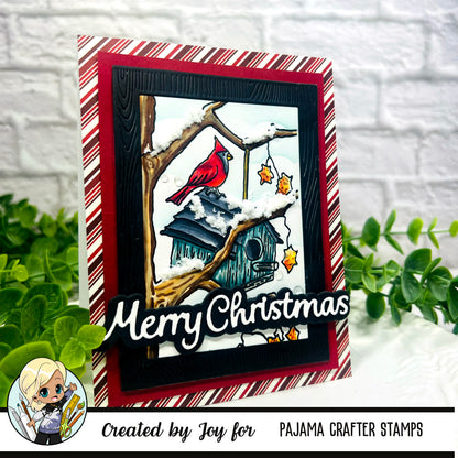 Christmas Words with Shadow Die