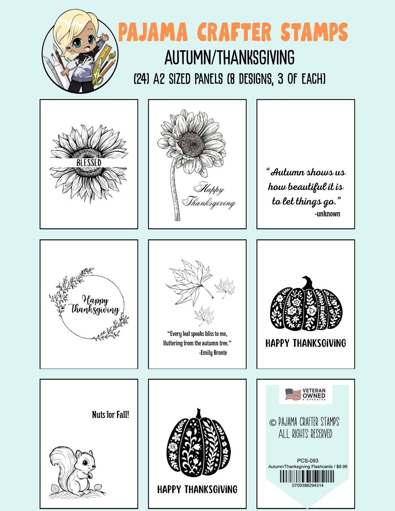 Autumn/Thanksgiving Flashcards