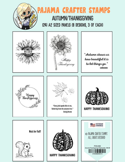 Autumn/Thanksgiving Flashcards