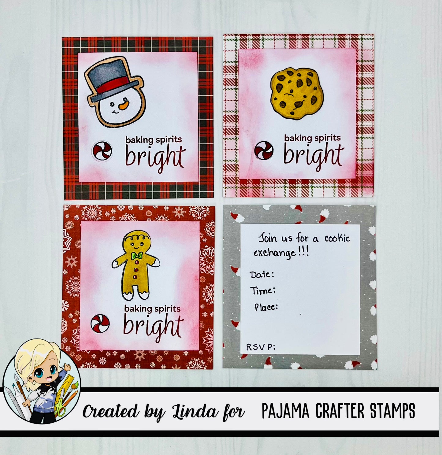 Bundle - Baking Spirits Bright Stamp & Die - PCS-DB061