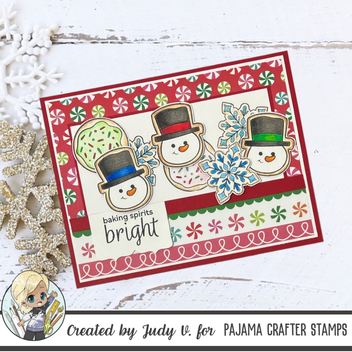 Bundle - Baking Spirits Bright Stamp & Die - PCS-DB061