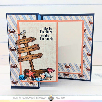 Beach Huts Stamps