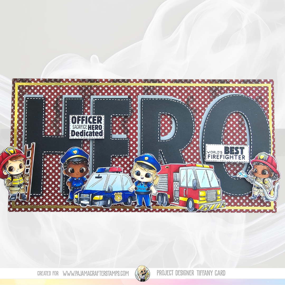 Smokin' Hot Heroes Stamps