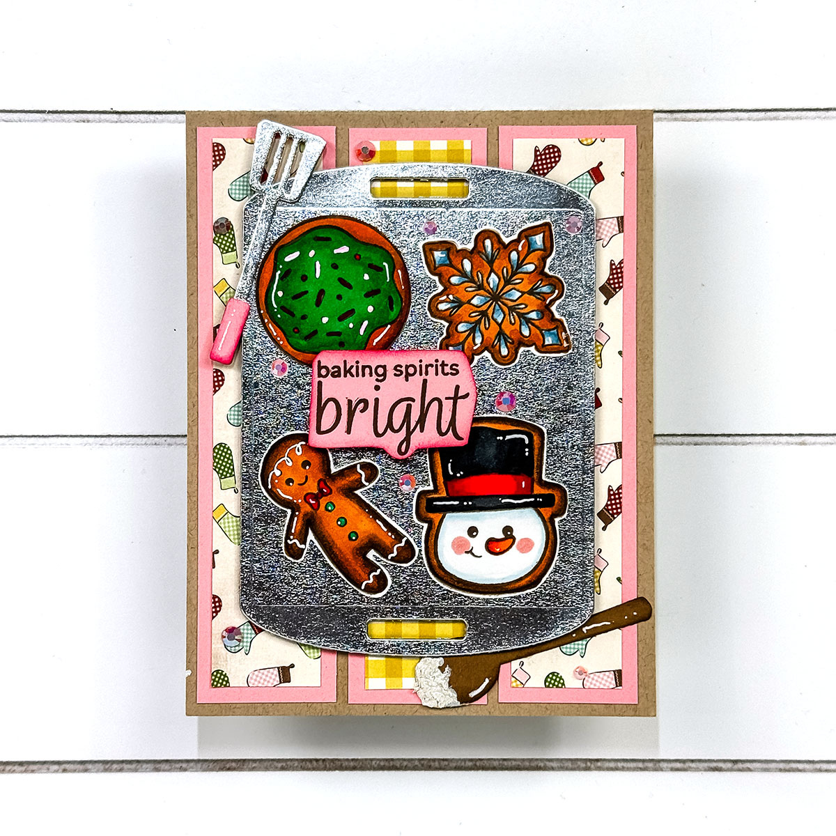 Bundle - Baking Spirits Bright Stamp & Die - PCS-DB061