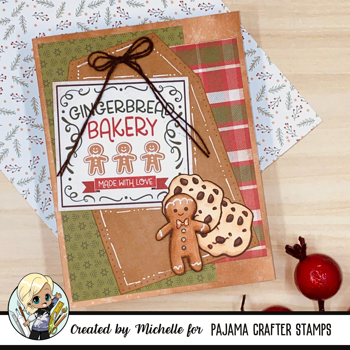 Bundle - Baking Spirits Bright Stamp & Die - PCS-DB061