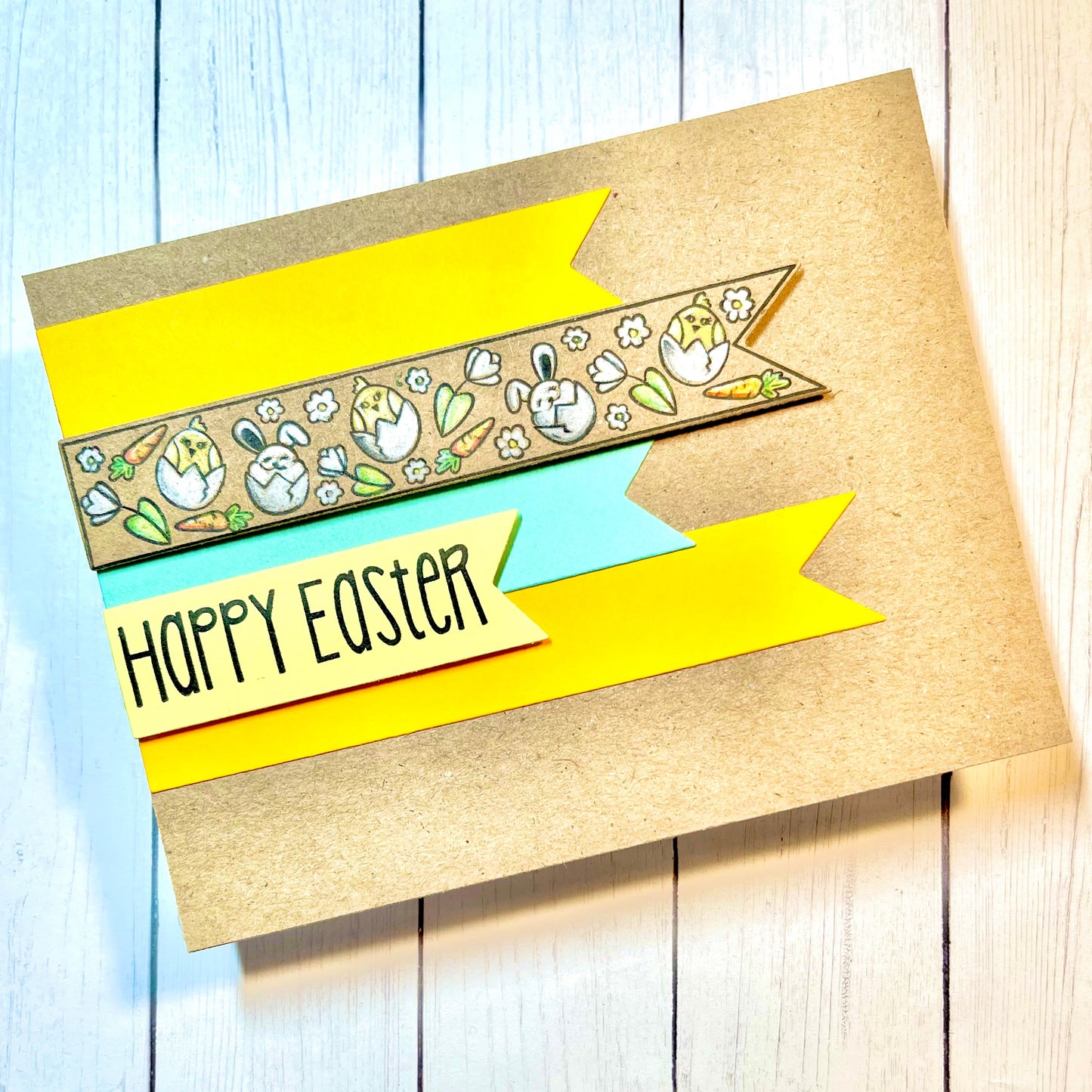 Spring Easter Banner Stamps