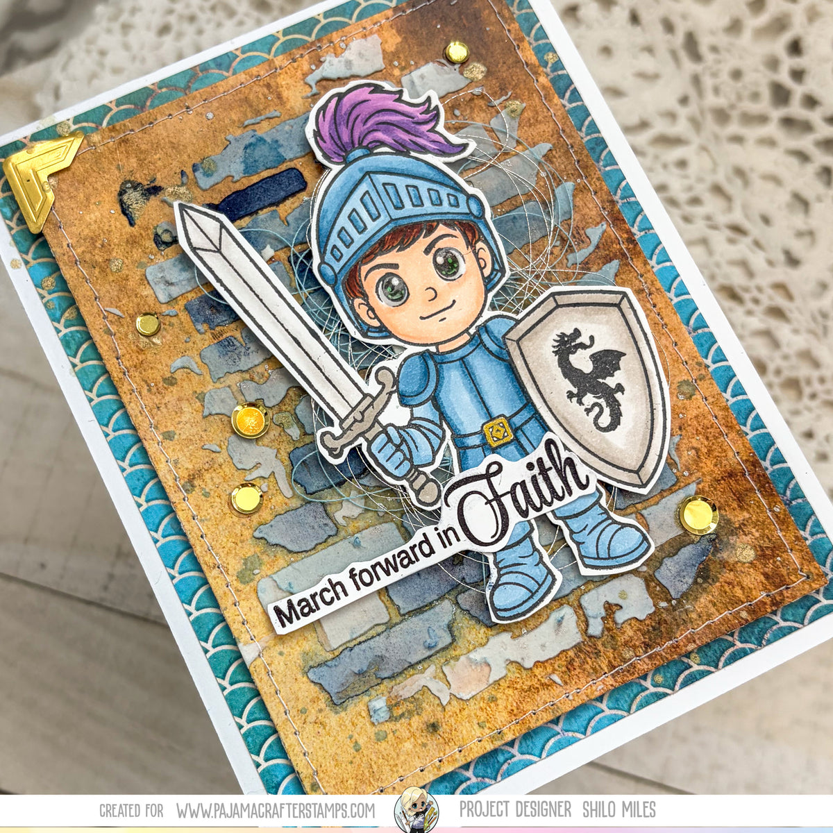 Be Courageous Stamps