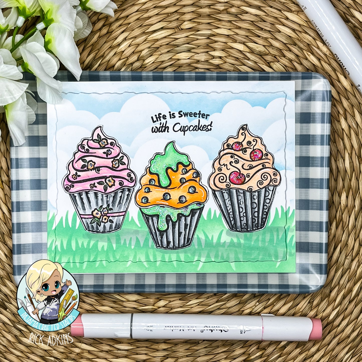 Stamps - Build A Cupcake - CLR059