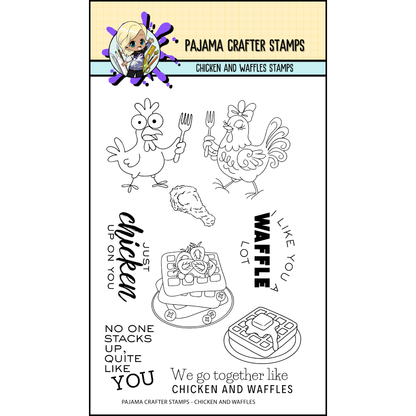 Chicken and Waffles Stamps