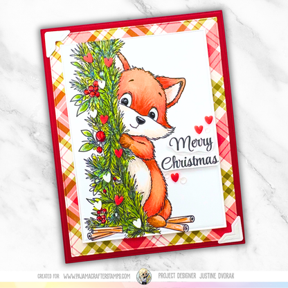 Christmas Peeks Stamps