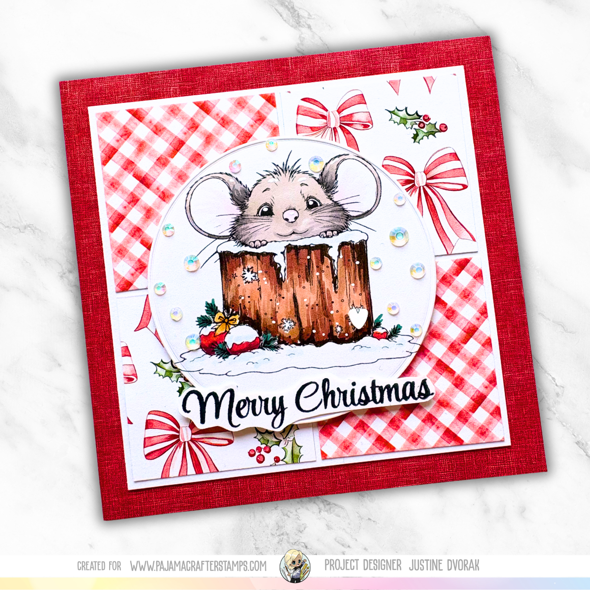 Christmas Peeks Stamps