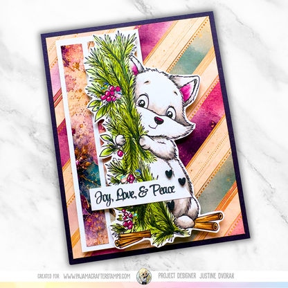 Christmas Peeks Stamps