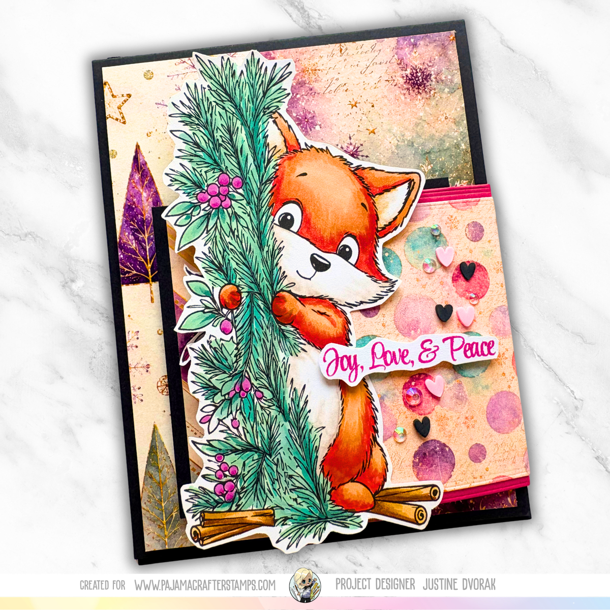 Christmas Peeks Stamps