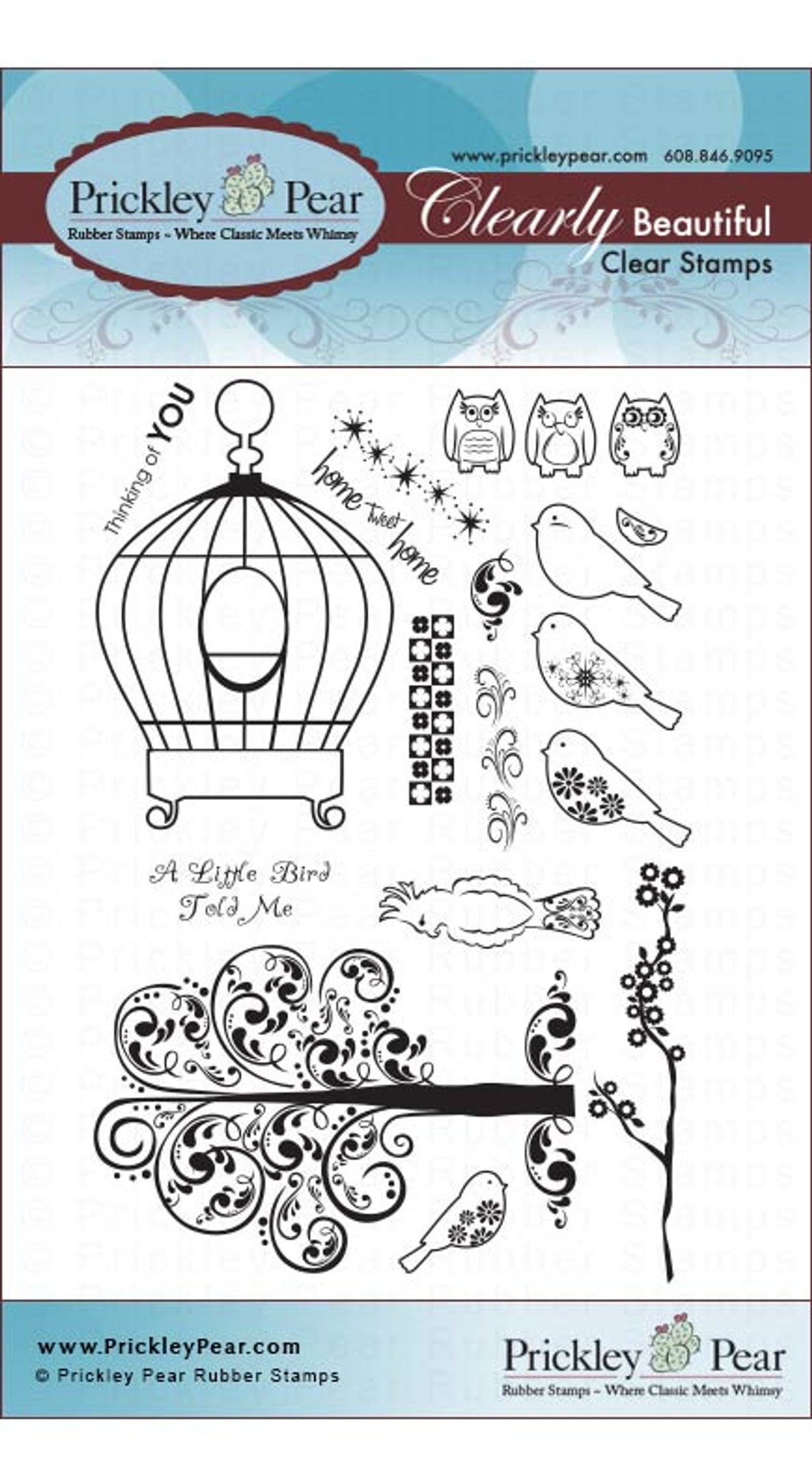 Stamps - Birdcage - CLR006