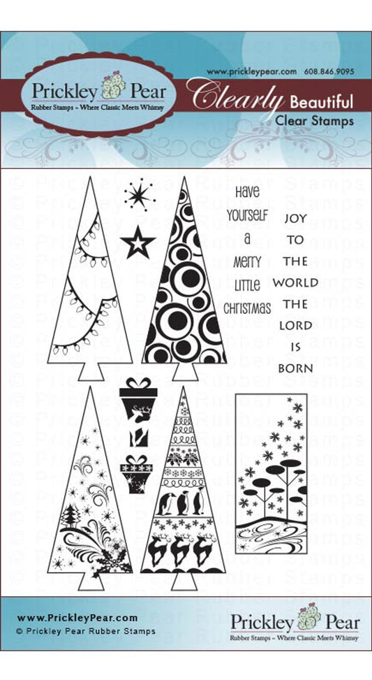 Stamps - Christmas Trees - CLR009