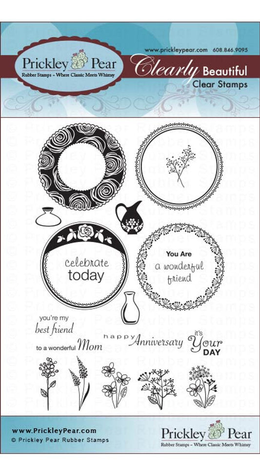 Stamps - Spring Scalloped Circles - CLR013