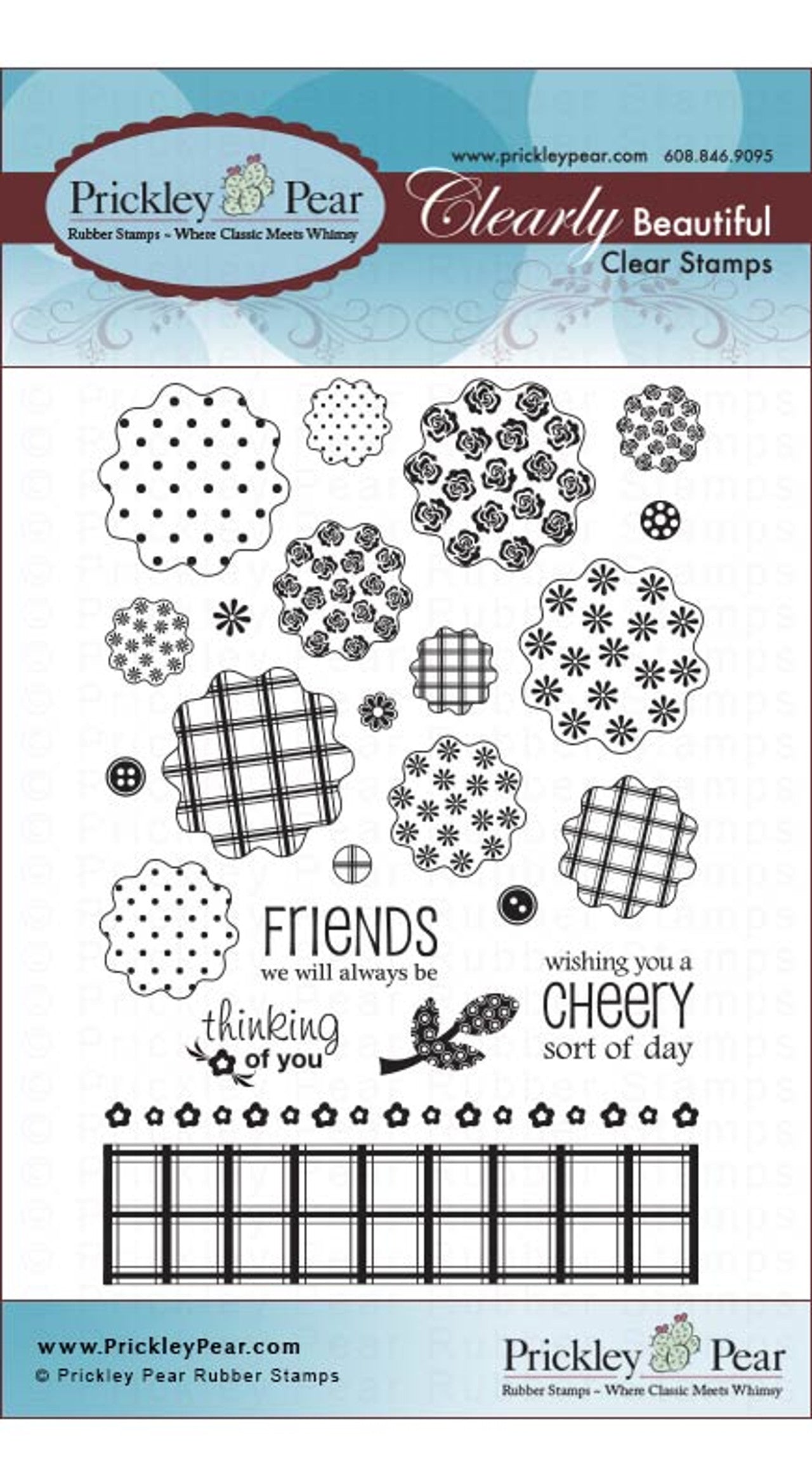 Blobby Flowers Stamps