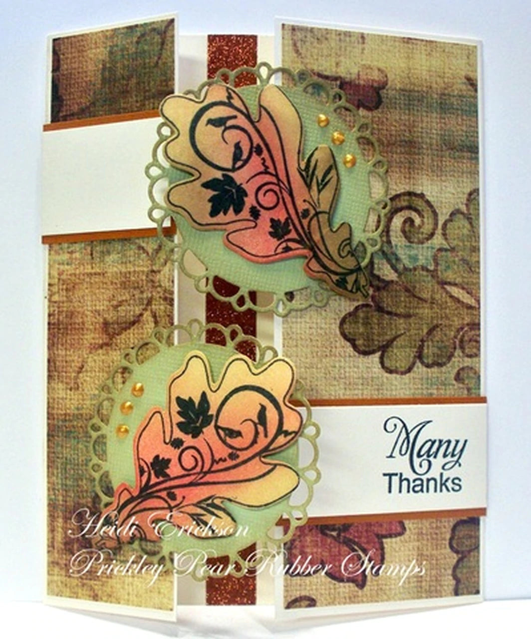 Stamps - Oak & Maple Leaf 2 - CLR018A