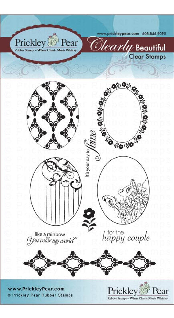 Stamps - Scalloped Oval - CLR027