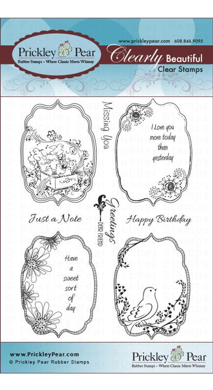 Stamps - Spring Flourished Oval - CLR033