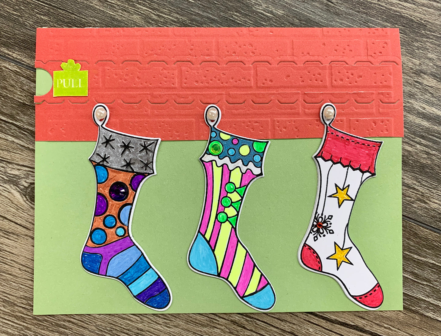 Stamps - Stocking 2 - CLR036A