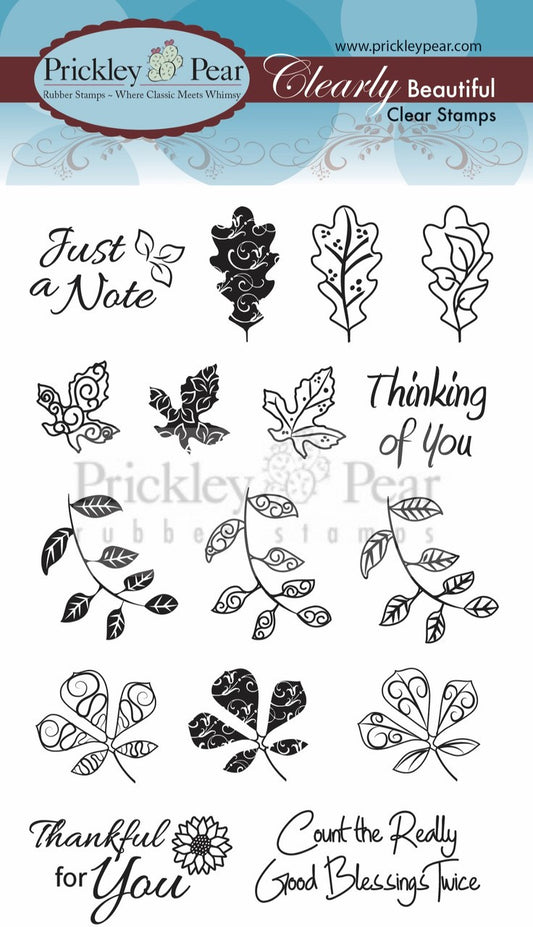 Stamps - Fall Leaves 2 - CLR037A