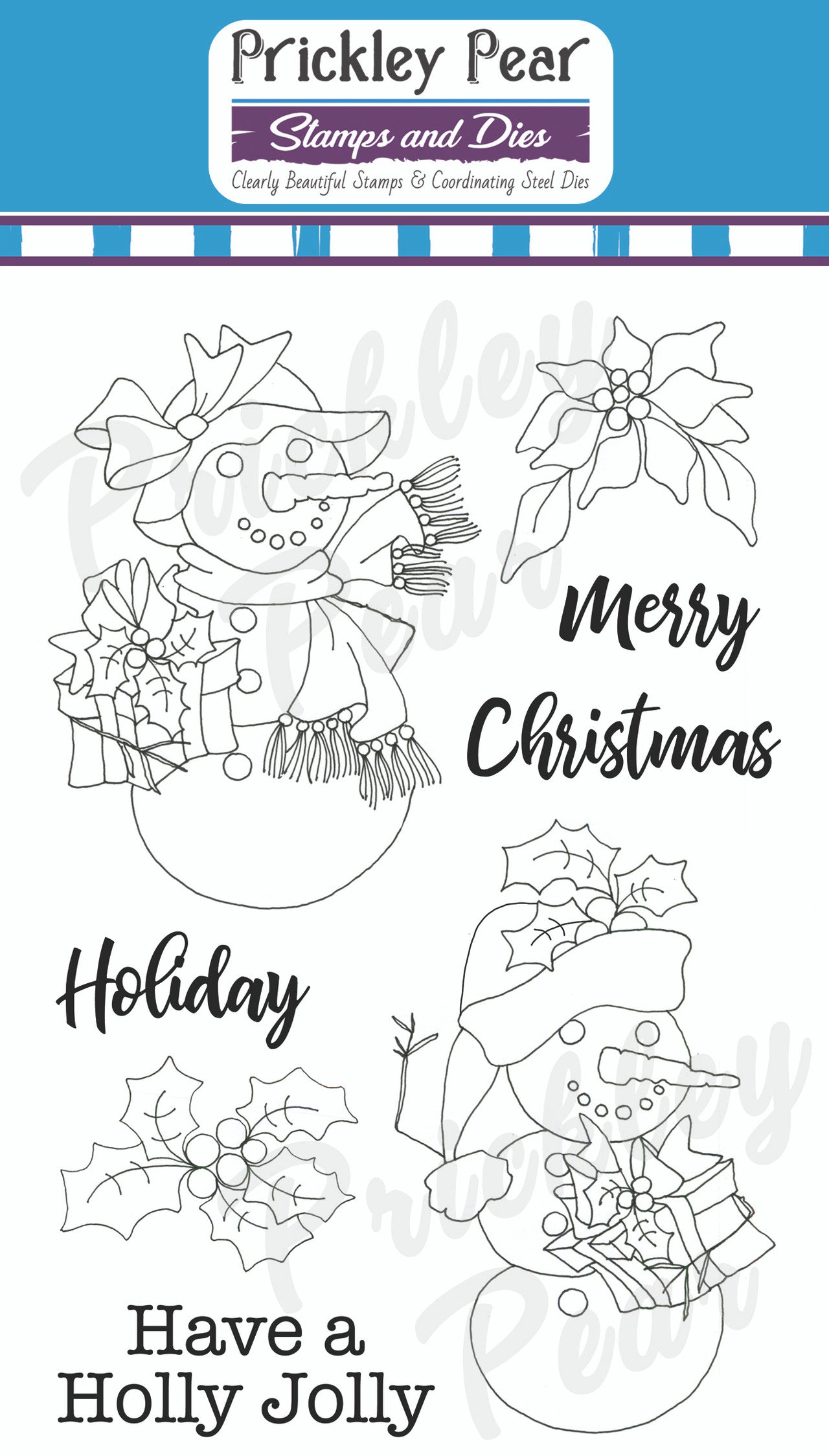 Stamps - Holly Jolly Christmas - CLR232