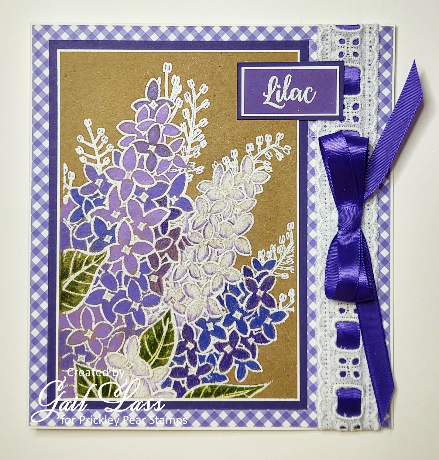 Sketched Florals -  Lilac Stamps - CLR246