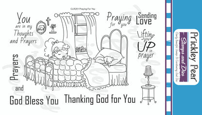 Praying For You Stamp and Die Bundle