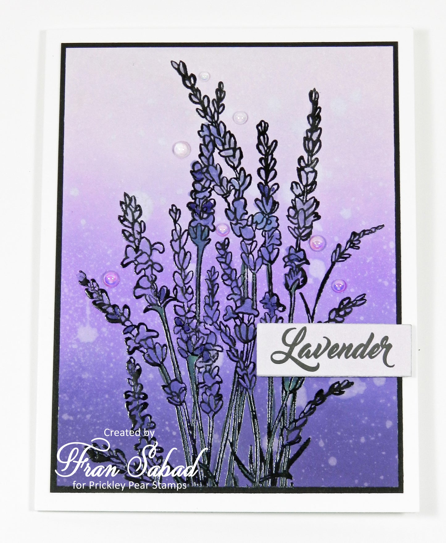 Sketched Florals - Lavender Stamps - CLR269