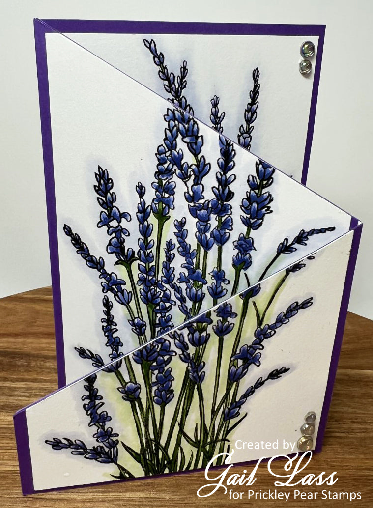 Sketched Florals - Lavender Stamps - CLR269