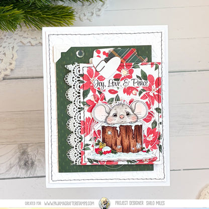 Christmas Peeks Stamps