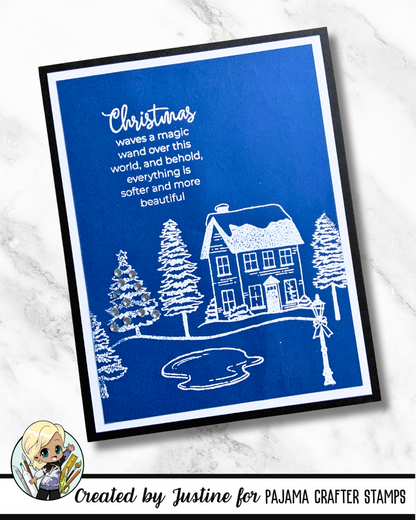 Christmas Village Stamps