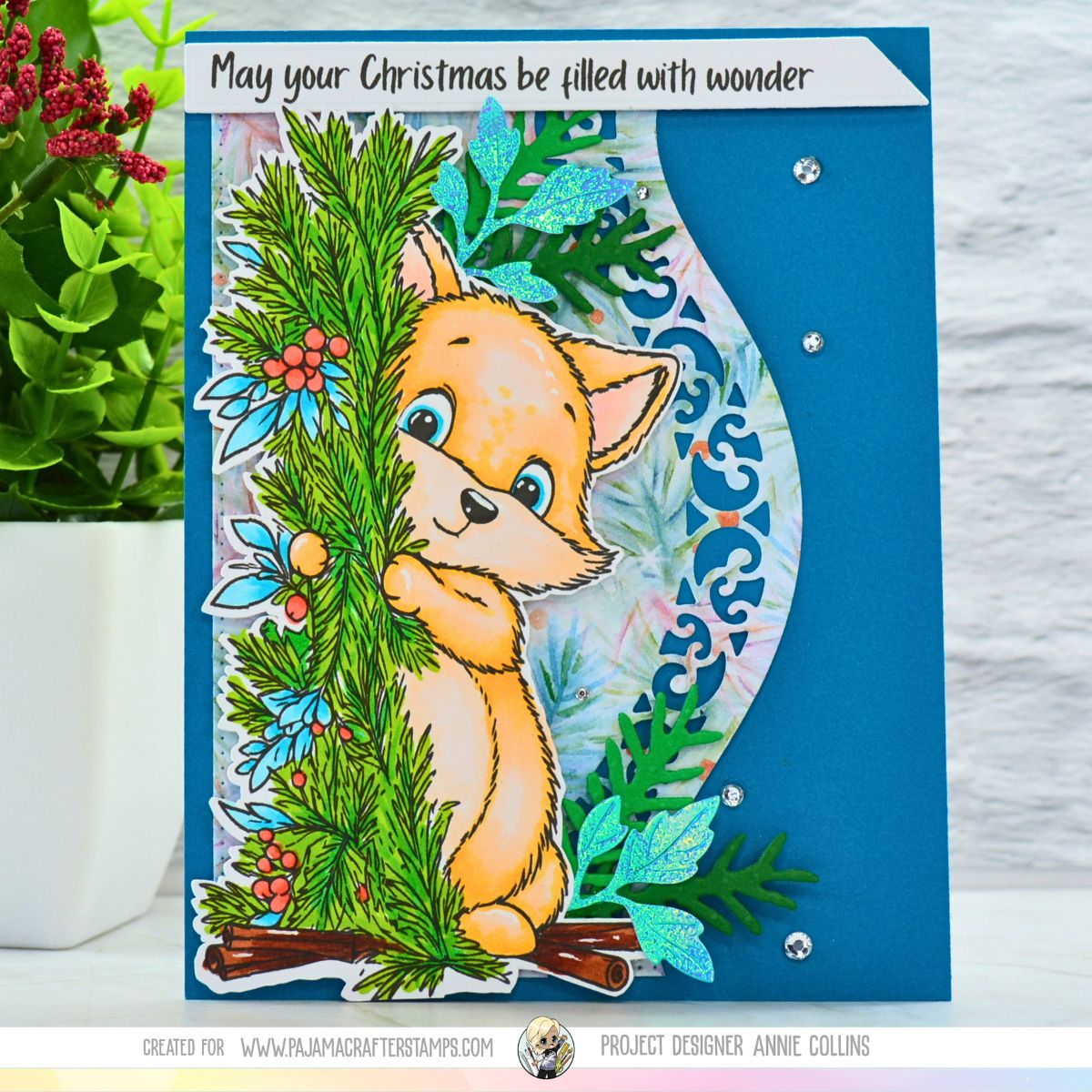 Christmas Peeks Stamps