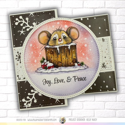 Christmas Peeks Stamps