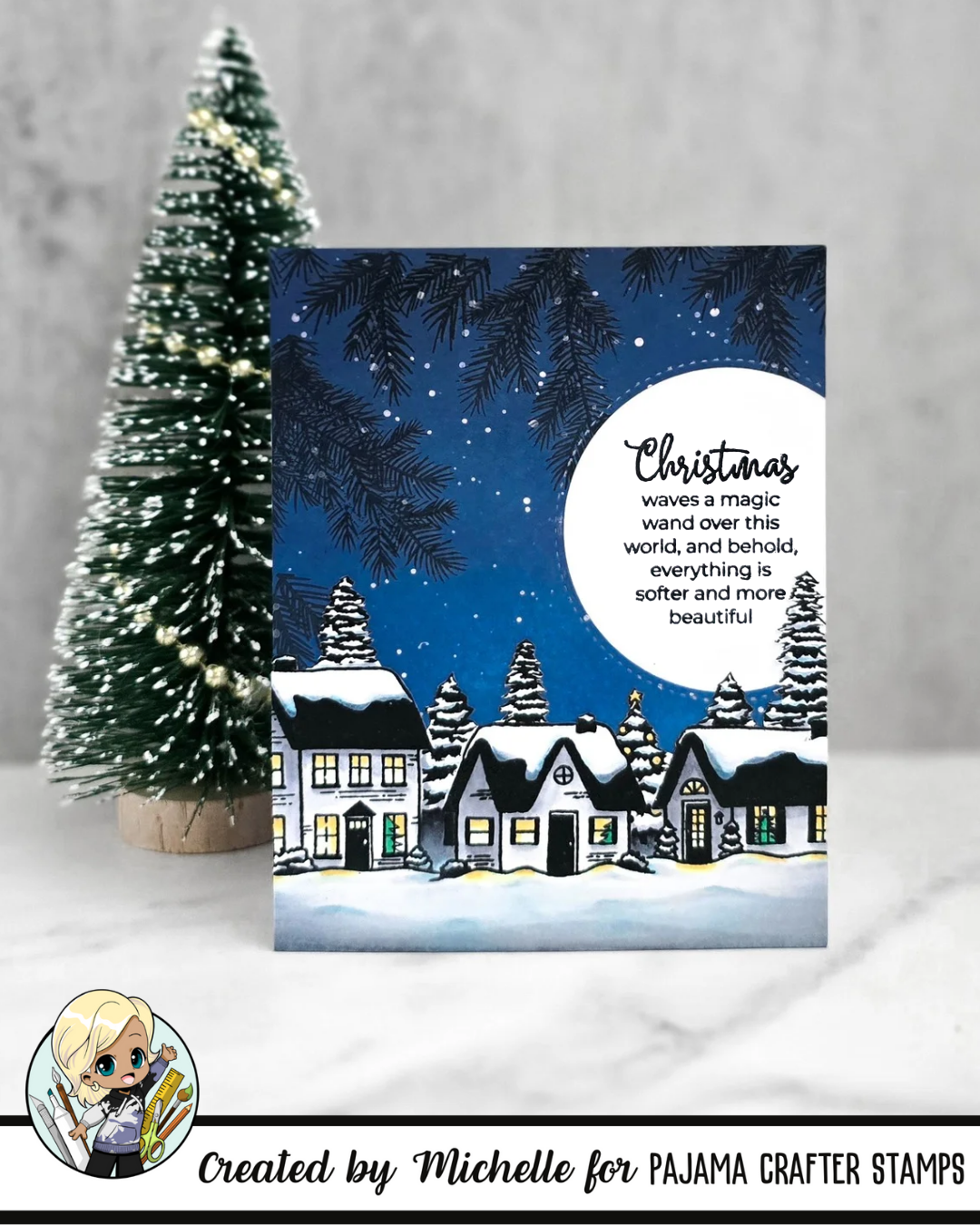 Christmas Village Stamps