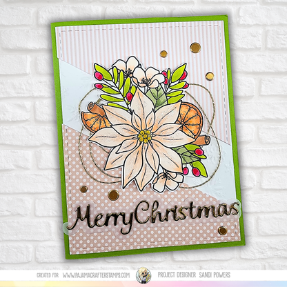 Citrus & Scarlet Blooms Stamps