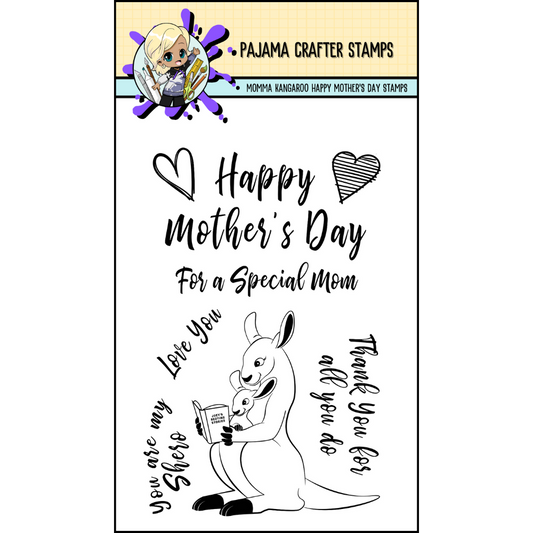 Momma Kangaroo Stamp and Die Bundle