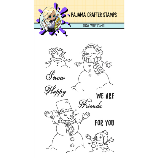 Snow Family Stamps