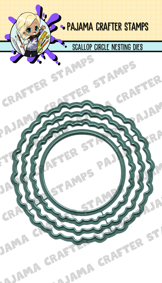 Scallop Circle Nesting Dies - PPRS-D041