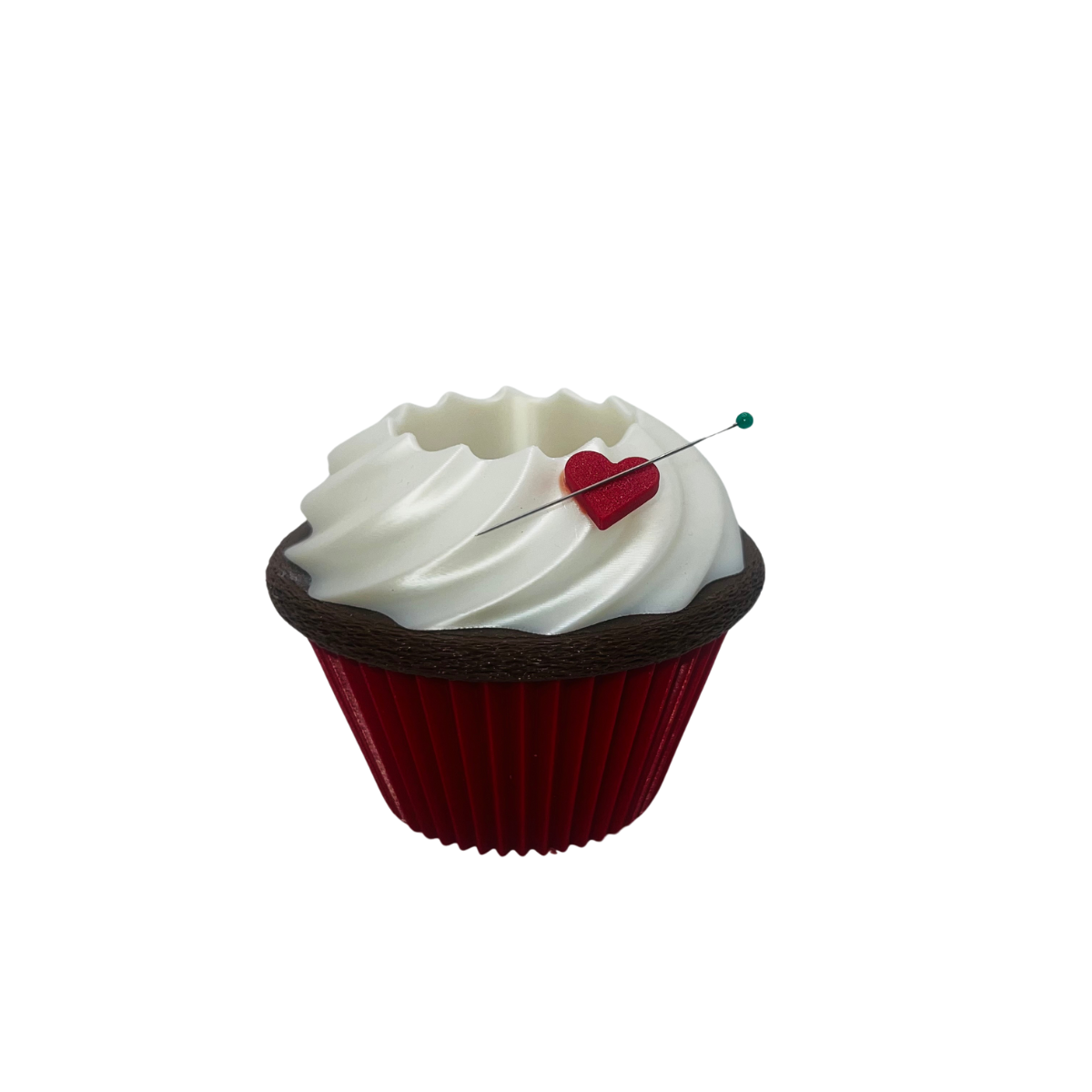 Cupcake Glue Holder - Red/White