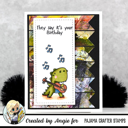 Dinomite Birthday Stamp