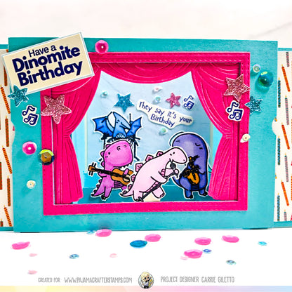 Dinomite Birthday Stamp