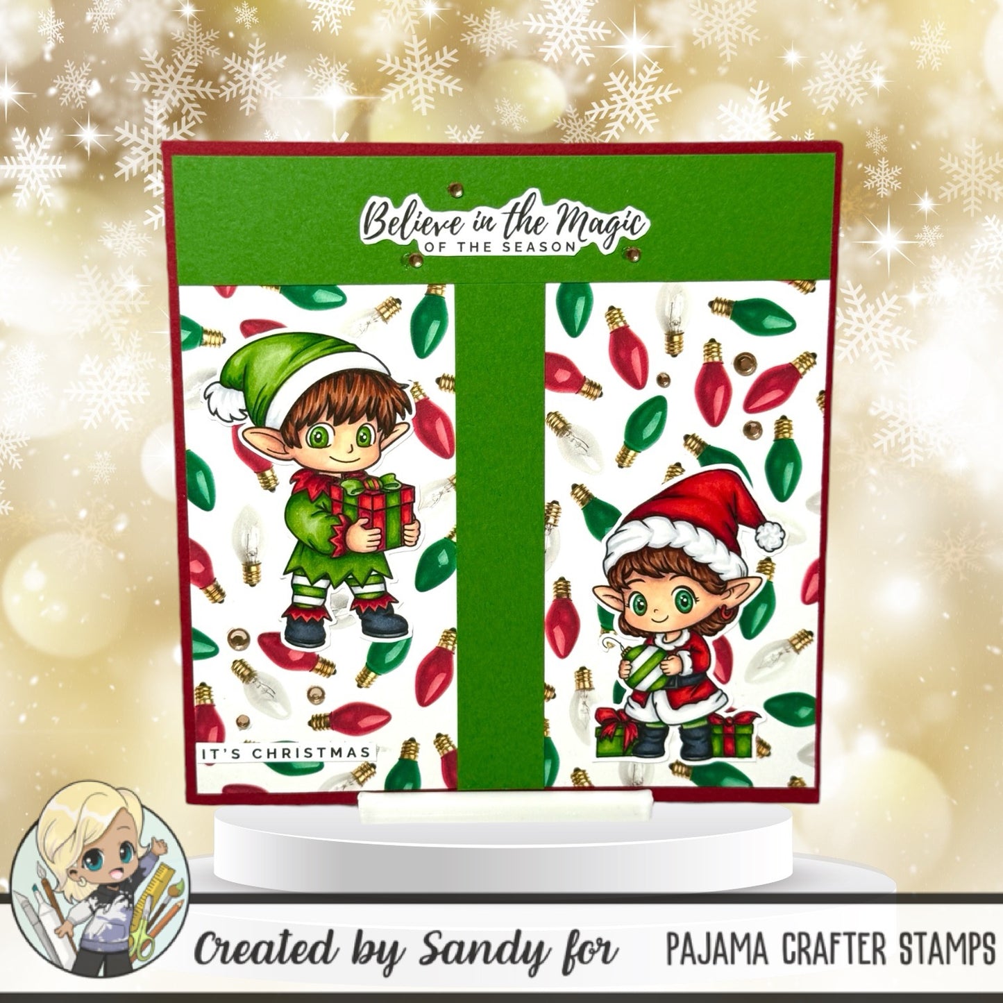 Stamp - Elfin' Christmas- PCS-068