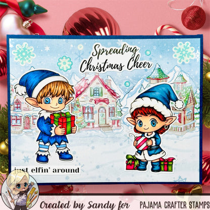 Elfin' Christmas Stamp & Die Bundle