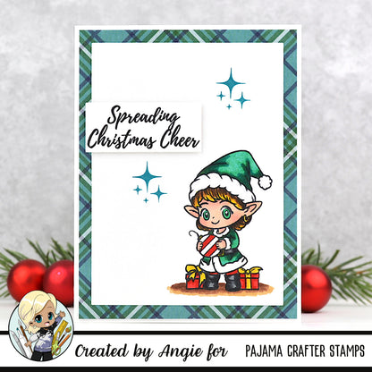 Elfin' Christmas Stamps