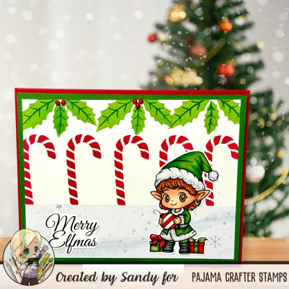 Stamp - Elfin' Christmas- PCS-068