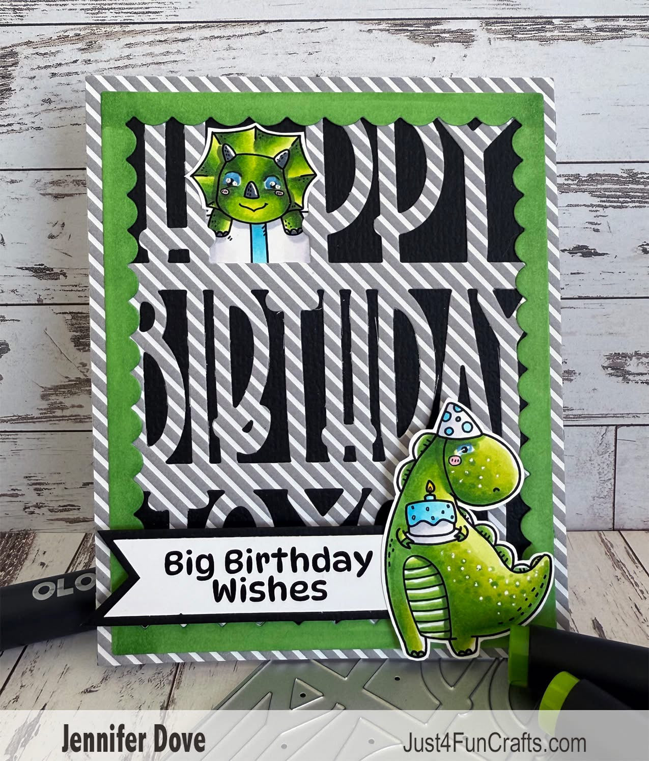 Prehistroric Birthday Stamp