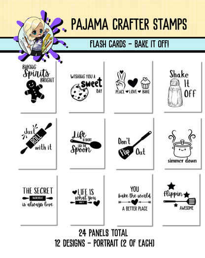 Flash Cards - Bake It Off