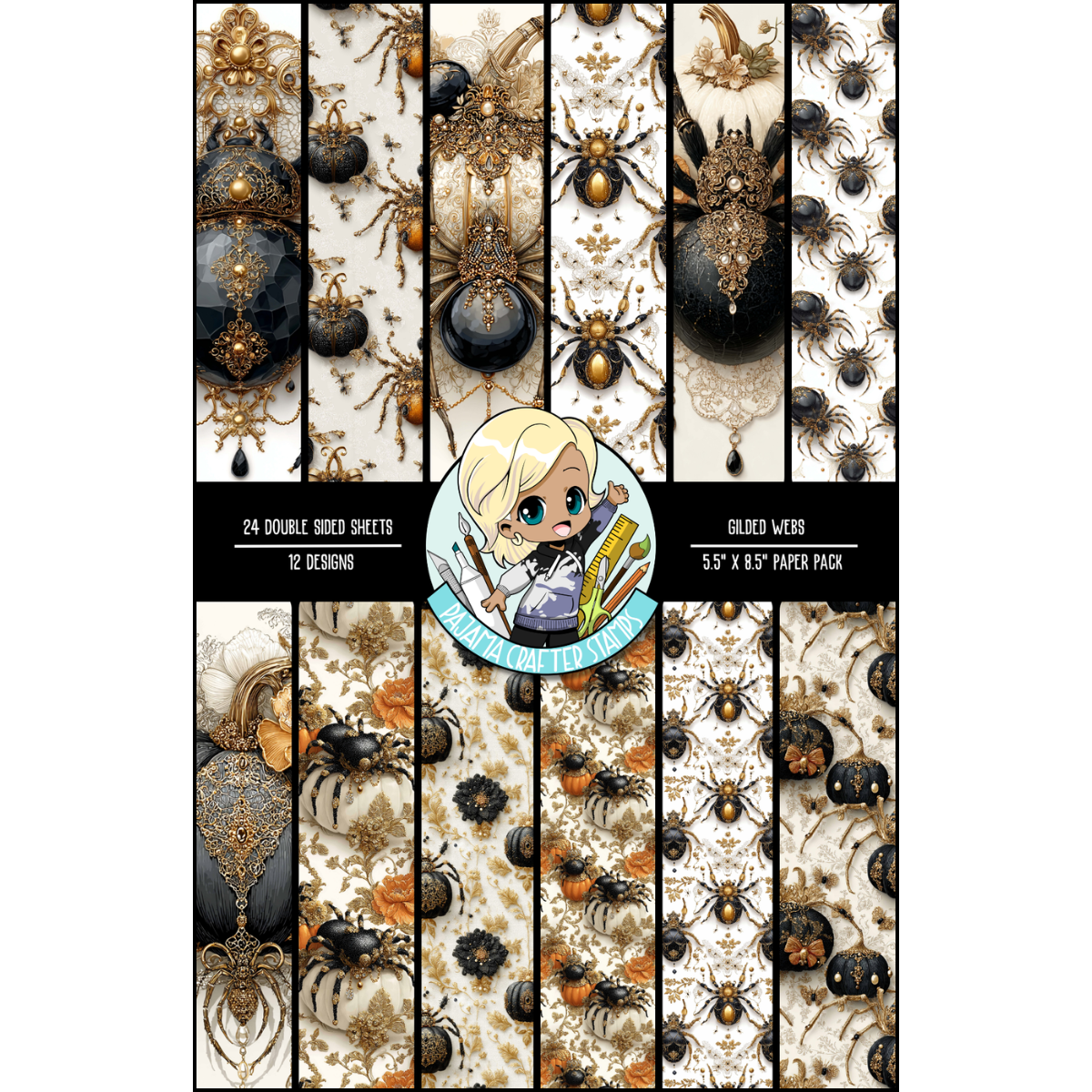 Gilded Webs Paper Pack